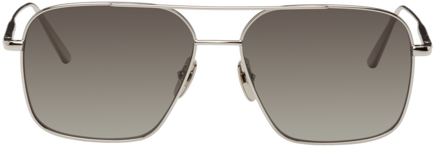 CHIMI Silver Aviator Sunglasses