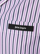 PALM ANGELS Striped Cotton Shirt