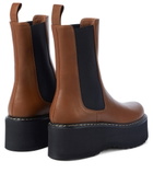 Paris Texas - Leather platform Chelsea boots