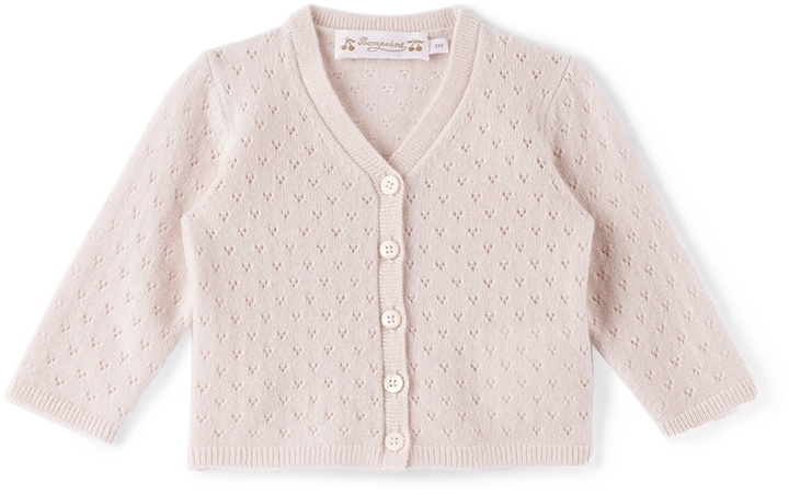 Photo: Bonpoint Baby Pink Cashmere Azia Cardigan