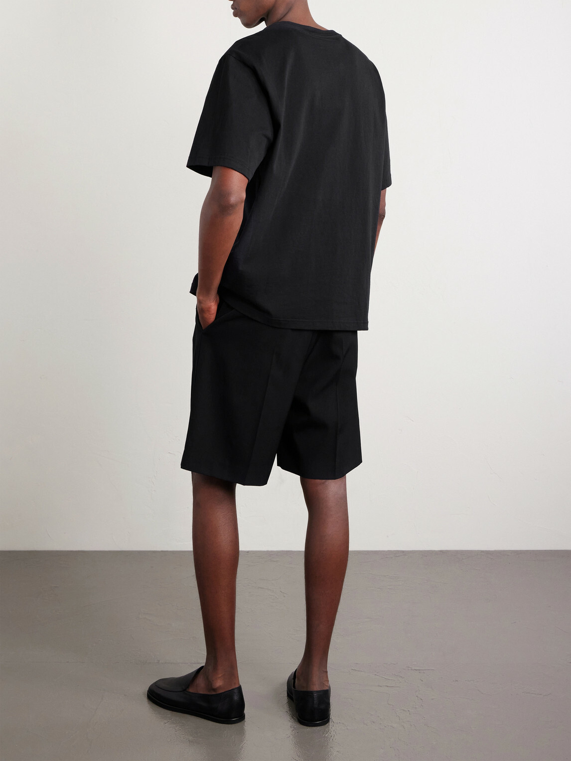 NN07 - Jett 30026 Logo-Embroidered Organic Cotton-Jersey T-Shirt - Black