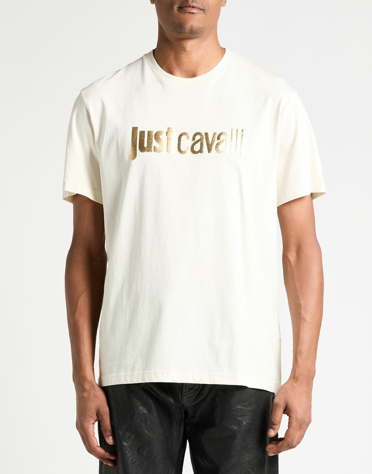 Just Cavalli Mens T-shirt Ivory