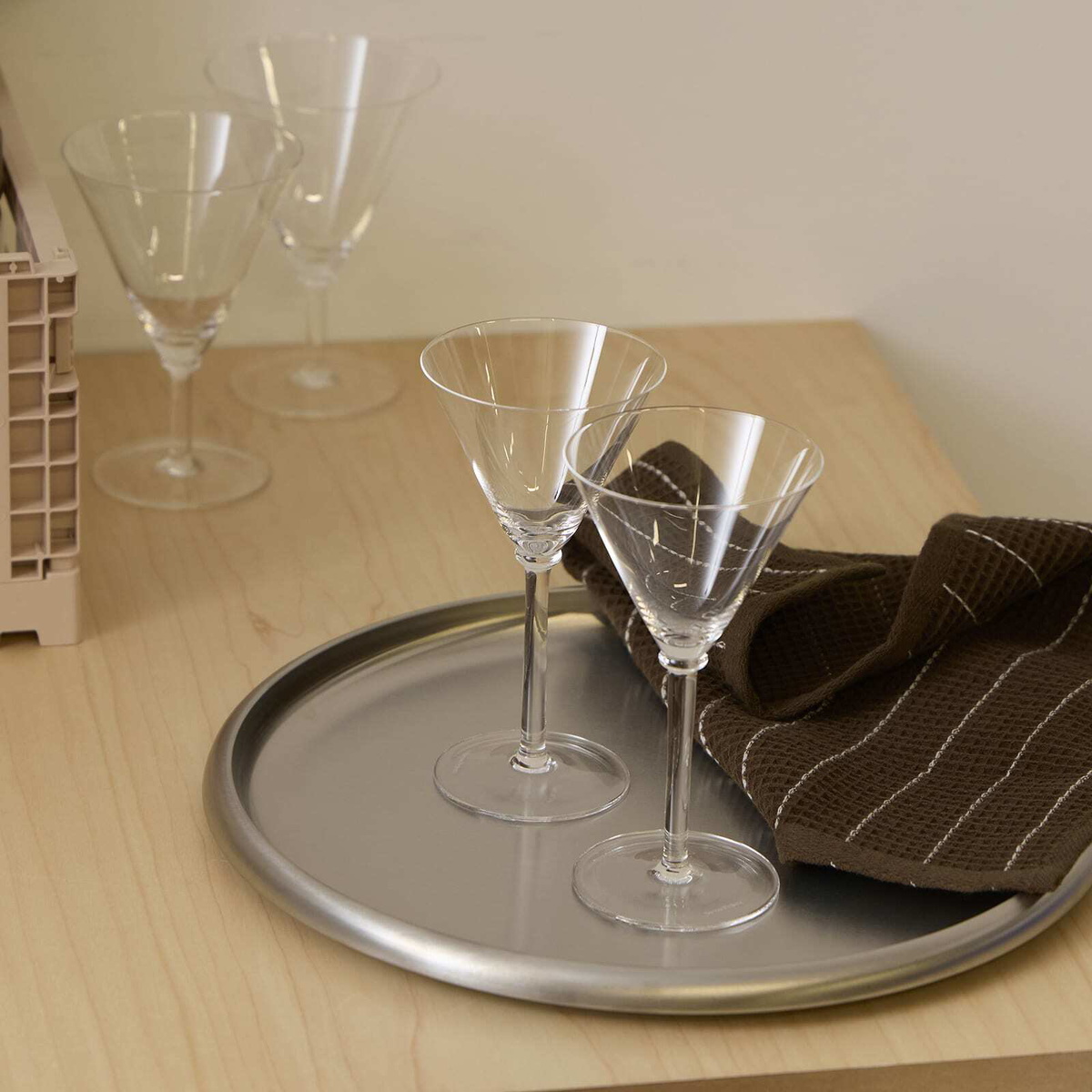 Service Projects Walter Mini Martini Glasses - Set of 2 in Clear 