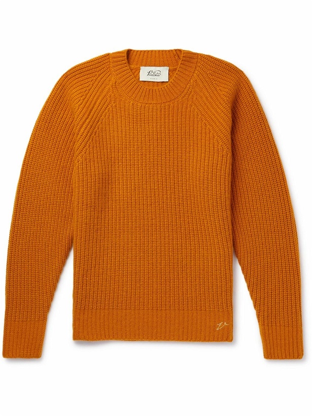 Photo: Valstar - Ribbed Cashmere Sweater - Orange