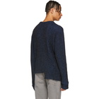 Eckhaus Latta Blue Scrubbie Sweater