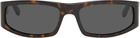Courrèges Brown Tech Sunglasses