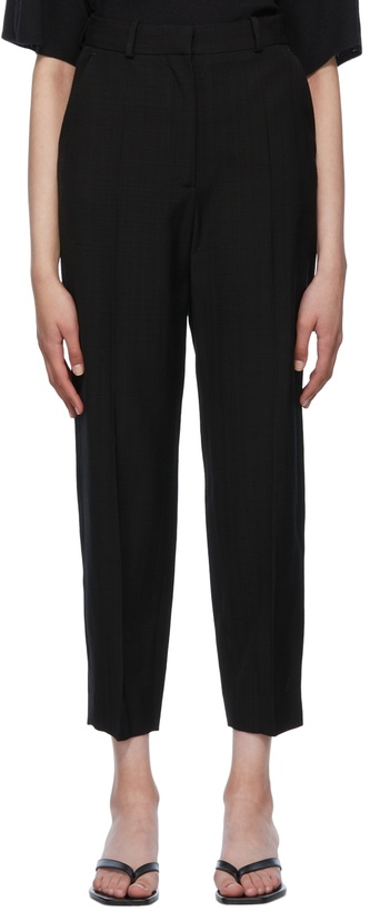 Photo: Totême Black Tapered Trousers