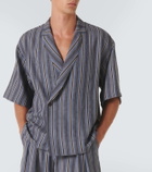 King & Tuckfield Striped virgin wool shirt