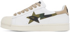 BAPE White Skull Sta M1 Sneakers