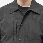 Uniform Bridge Men's Nylon Trucker Jacket in Black