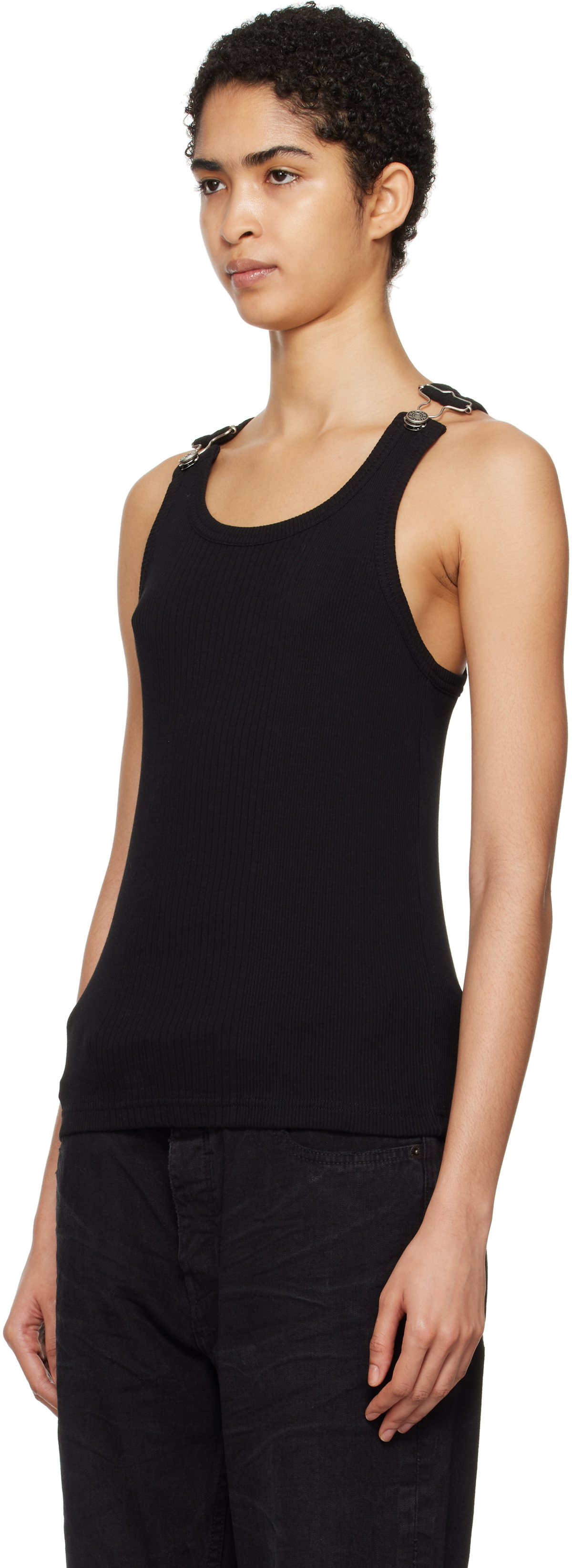 Jean Paul Gaultier Black 'The Straps' Tank Top Jean Paul Gaultier