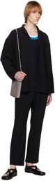 CFCL Black Washi Garter Trousers