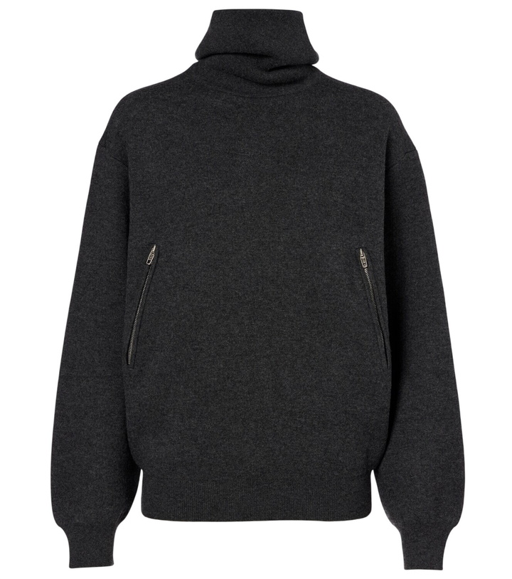 Photo: Balenciaga Back-To-Front wool-blend polo sweater