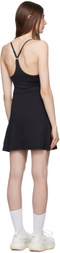 Outdoor Voices Black Move Free Minidress