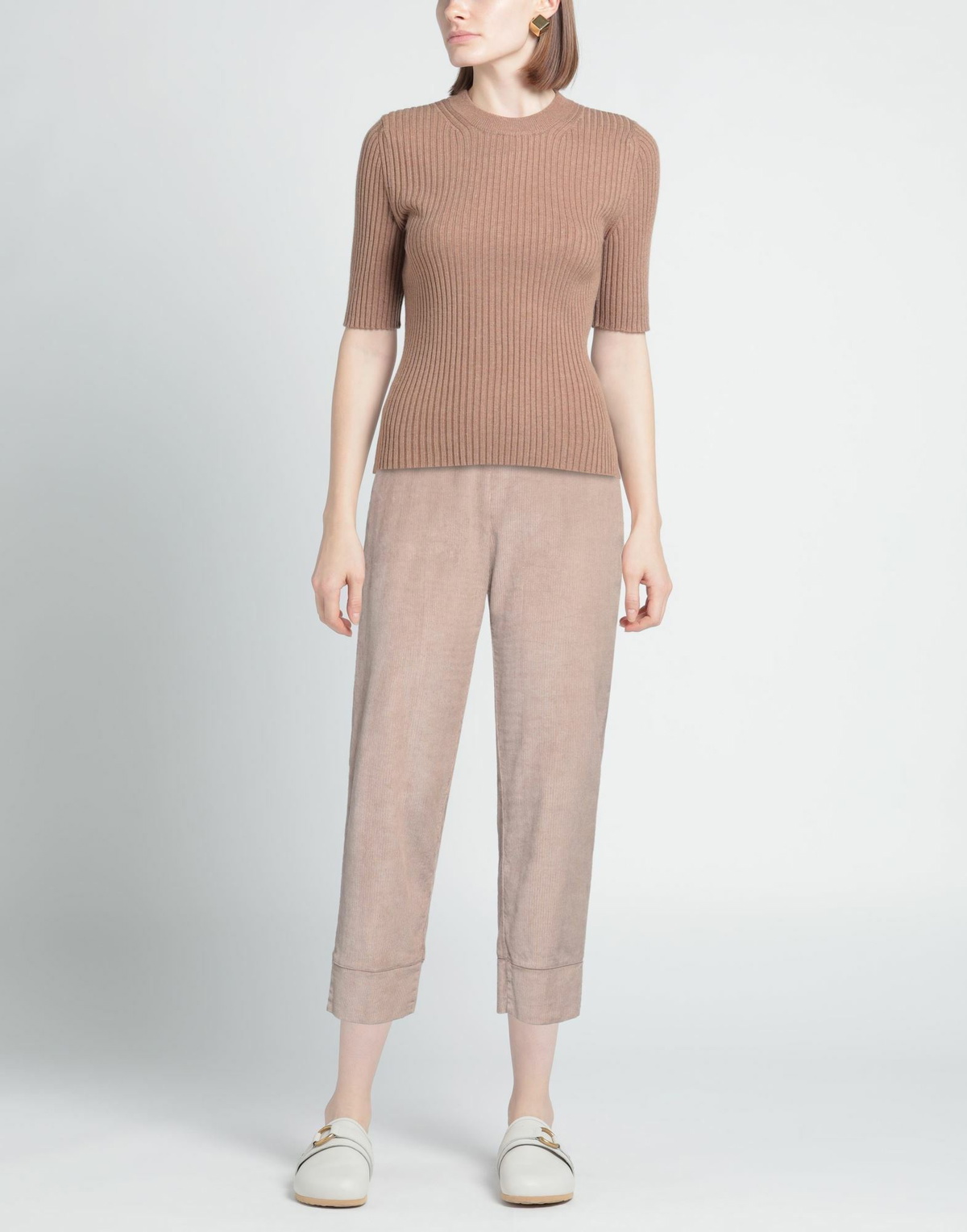 Alessia Santi Womens Pants Sand