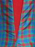 VIVIENNE WESTWOOD - Bella Checked Taffeta Strapless Corset