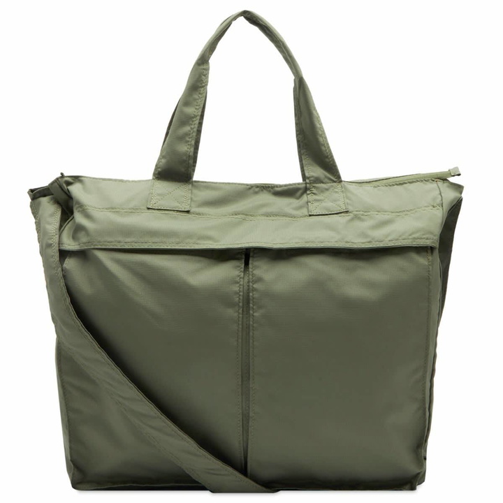 Photo: Uniform Bridge Men's Packable Helmet Bag in Olive 