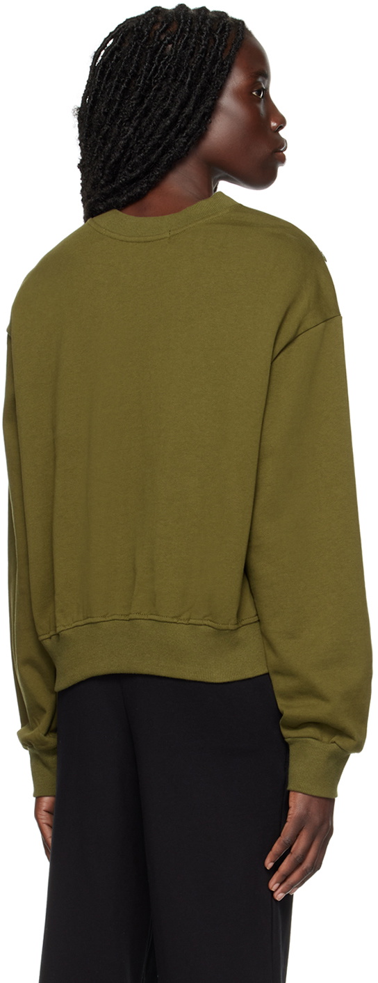 SPENCER BADU Khaki Side Zip Sweater