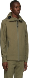 C.P. Company Khaki Goggle Hoodie