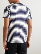 Norse Projects - Essentials Niels Striped Cotton-Jersey T-Shirt - Blue