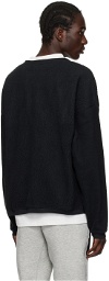 Nike Black Embroidered Sweatshirt