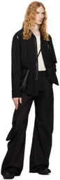 CARNET-ARCHIVE Black Lump Cargo Pants