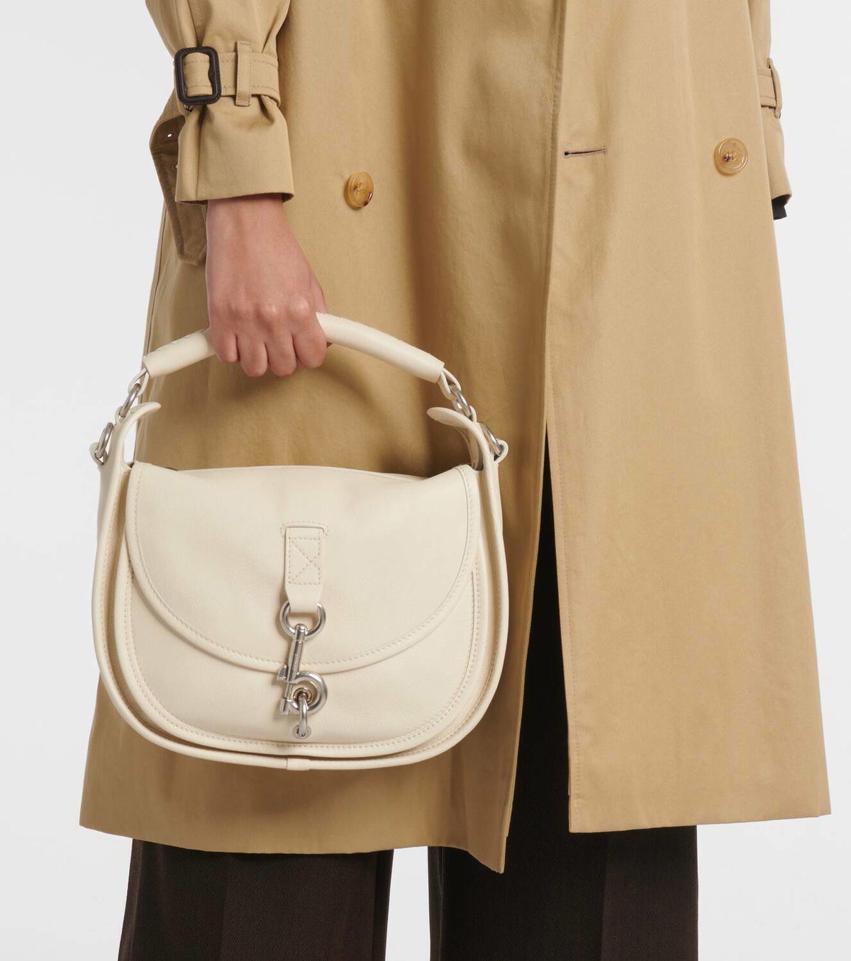 Burberry B Clip Small leather messenger bag Burberry