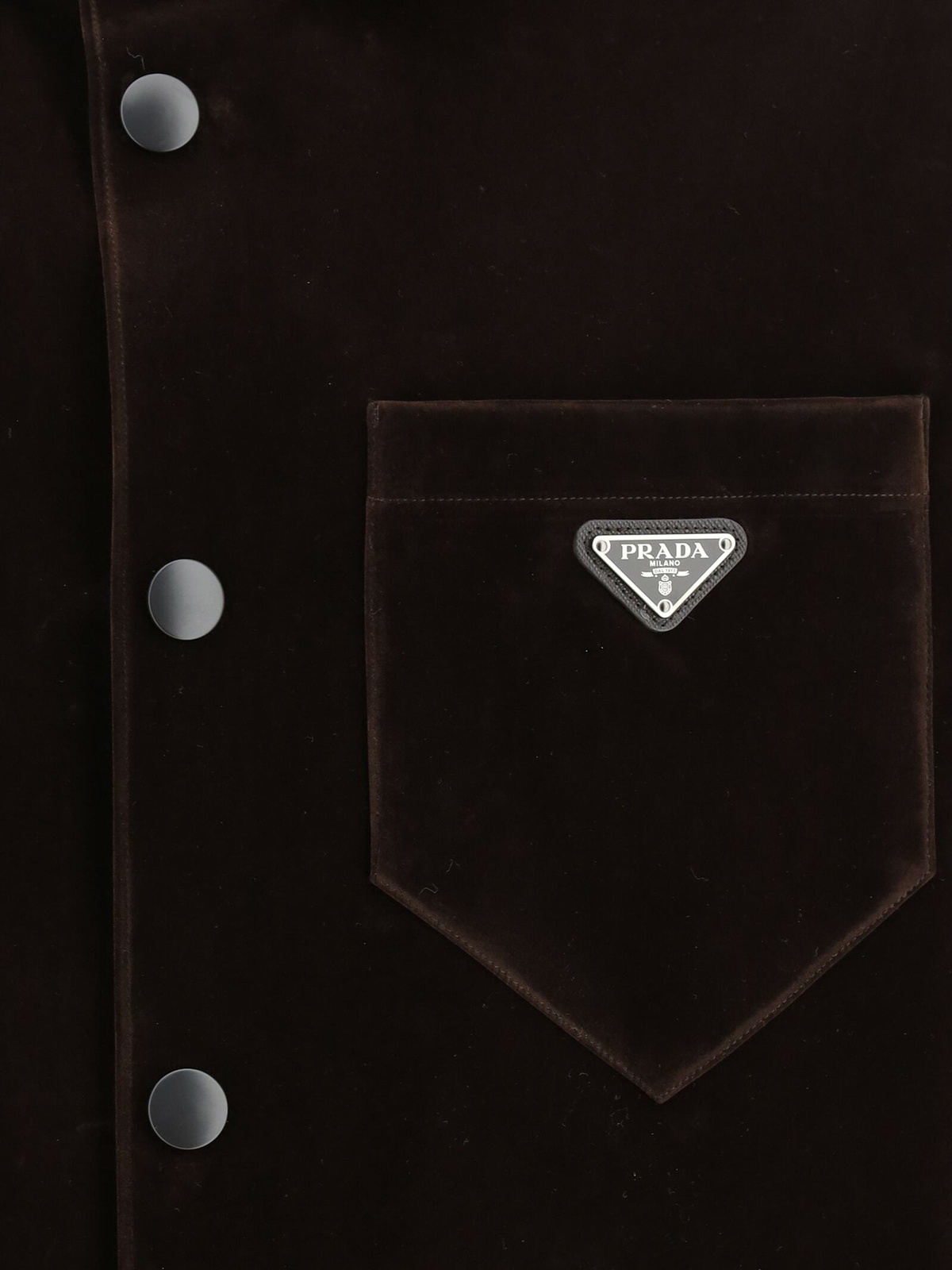 Prada Velvet Shirt Jacket Prada