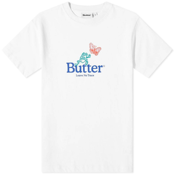 Photo: Butter Goods Men's Leave No Trace T-Shirt in White