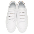 Burberry White Leather Salmond Sneakers