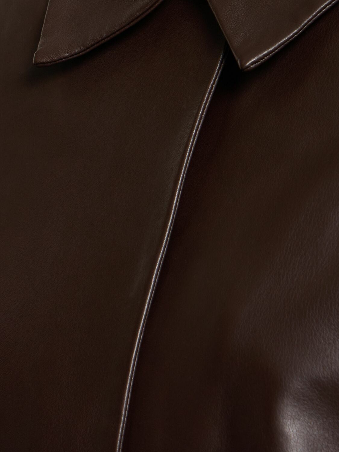 ST.AGNI Cocoon Leather Jacket