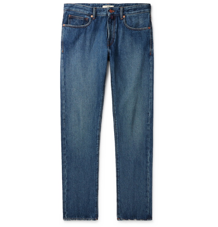 Photo: Incotex - Slim-Fit Denim Jeans - Blue