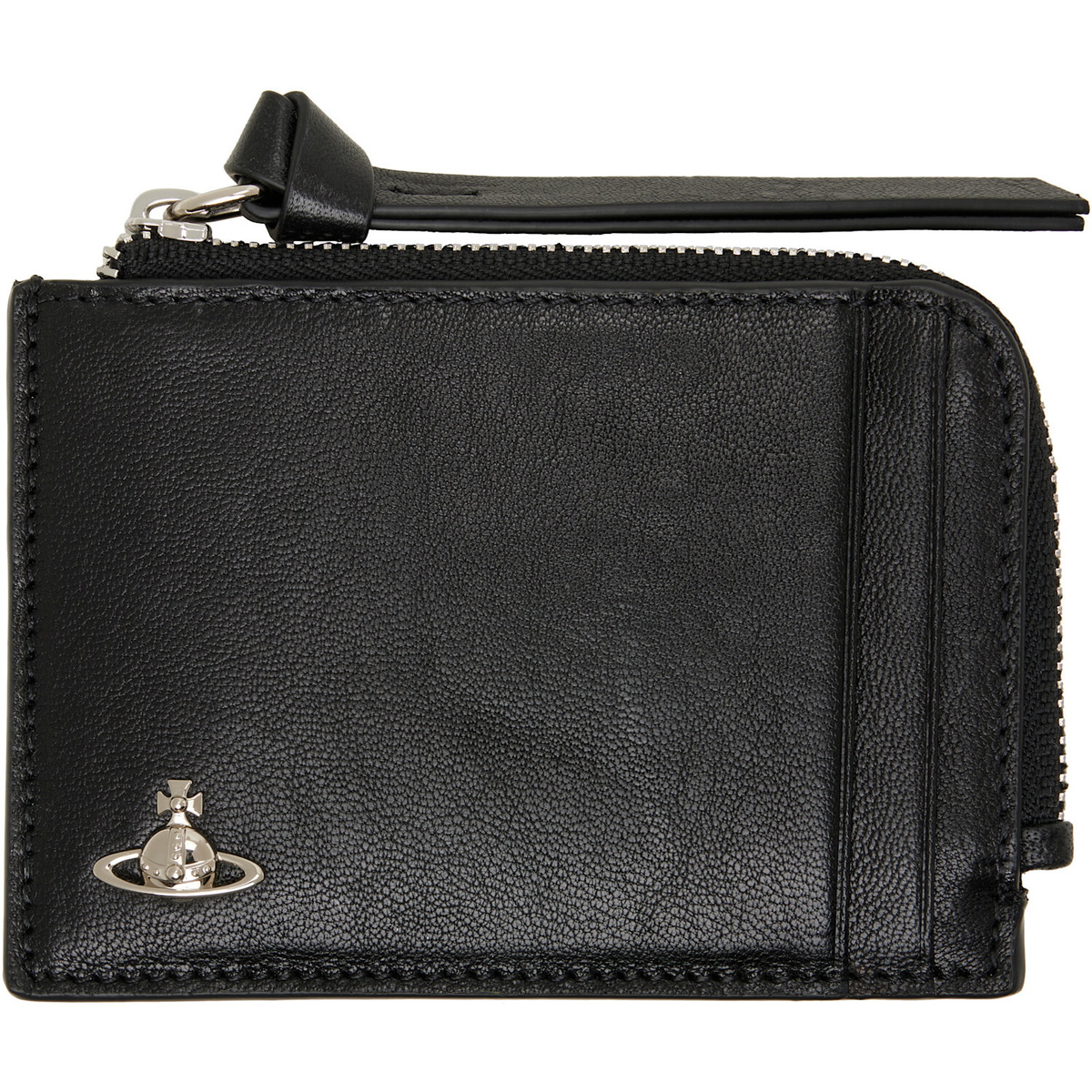 Vivienne Westwood Black Zip Card Holder