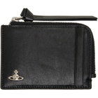 Vivienne Westwood Black Zip Card Holder