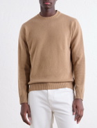 De Petrillo - Merino Wool and Cashmere-Blend Sweater - Brown