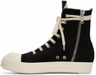 Rick Owens Drkshdw Black Cargo Sneakers