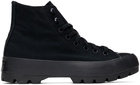 Converse Black Chuck Taylor All Star Lugged High Sneakers