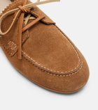 Hogan H693 suede boat shoes
