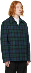 Valentino Green & Blue Check Jacket