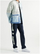 KAPITAL - Quilted Patchwork Bandana-Print Padded Cotton Jacket - Blue