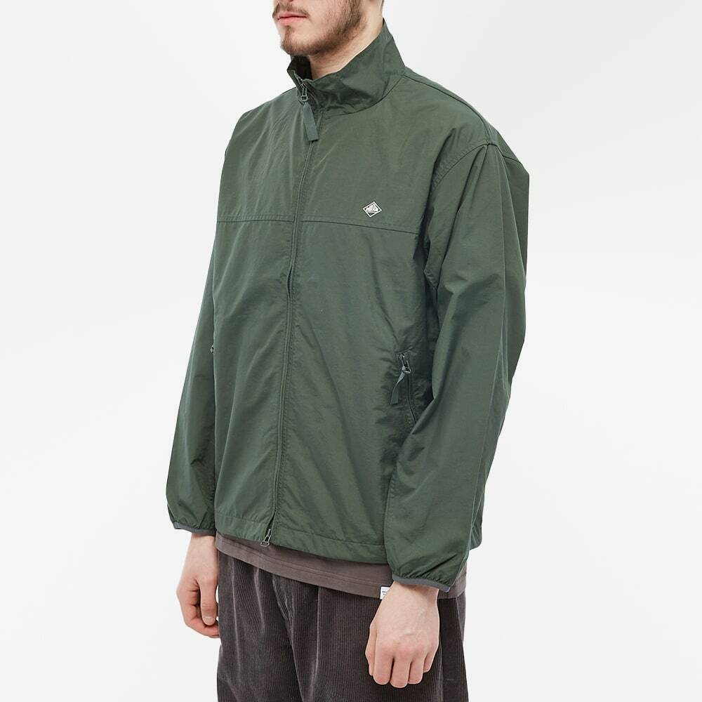 Danton Men's Nylon Stand Collar Jacket in Deep Green