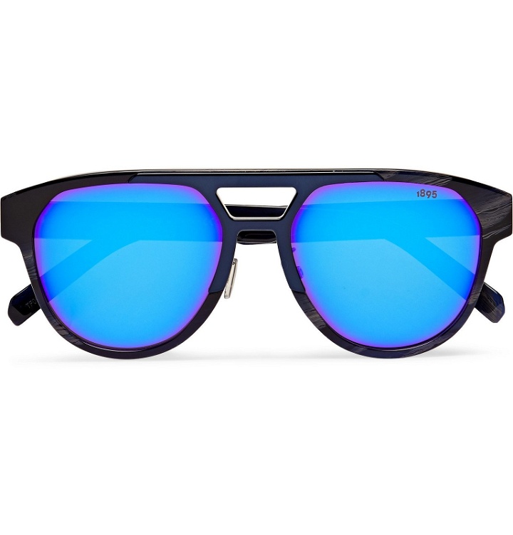 Photo: Berluti - Aviator-Style Tortoiseshell Acetate Sunglasses - Black