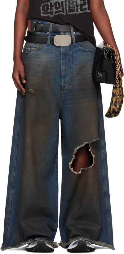 Photo: LU'U DAN Blue Dumpster Denim Jeans