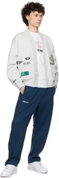 AAPE by A Bathing Ape Gray Main Cardigan