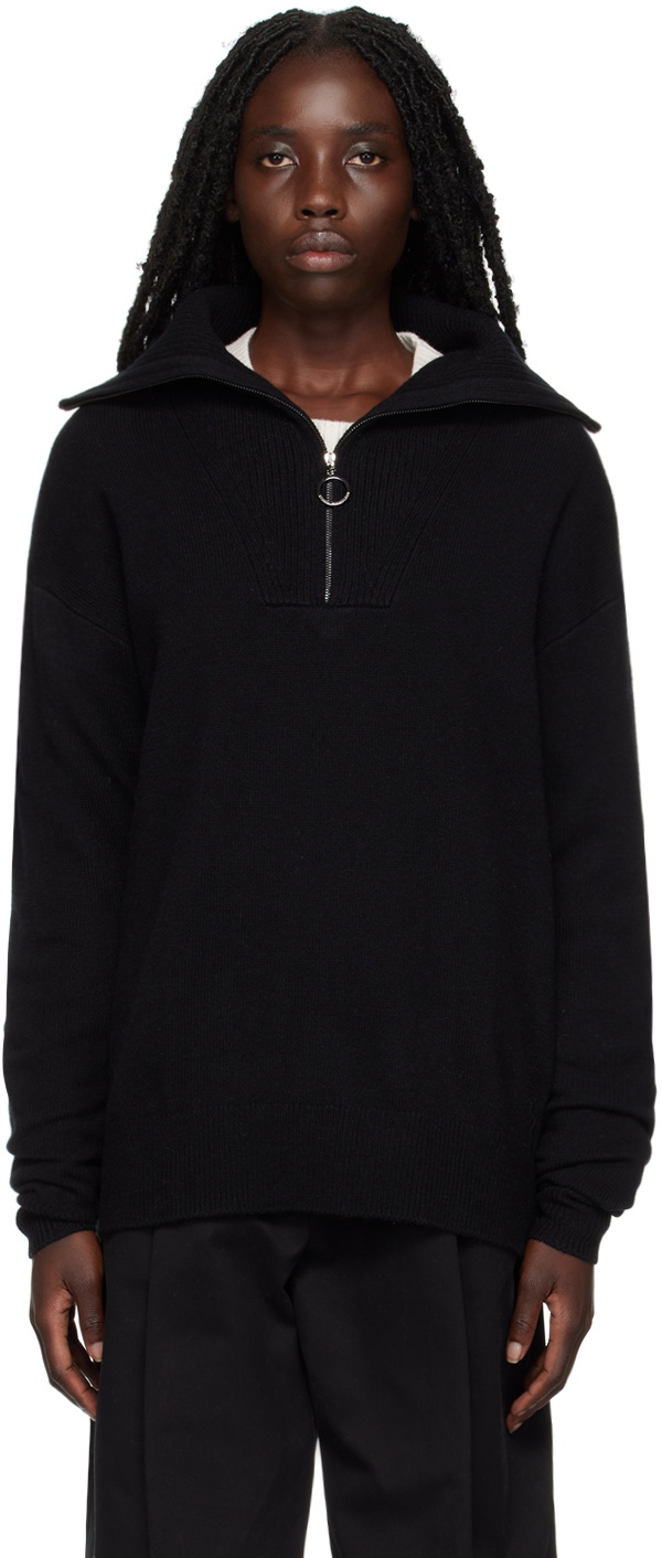 Studio Nicholson Navy Nestos Sweater