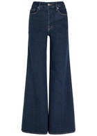 Good American Good Waist Palazzo Wide-leg Jeans Blue