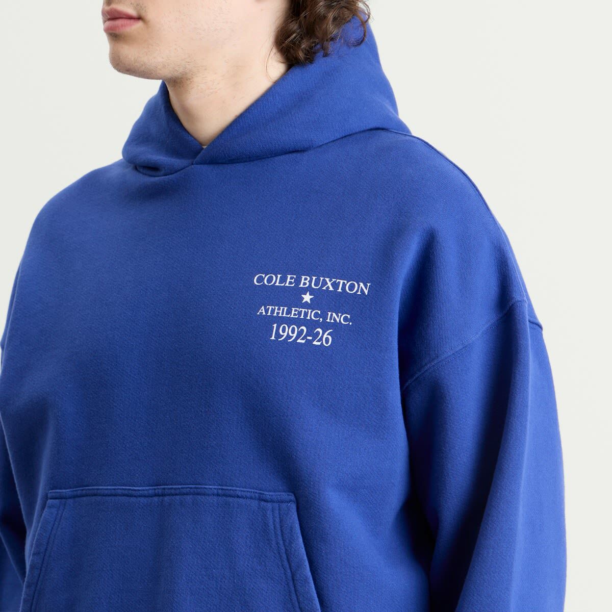 Cole Buxton Men's Athletic Inc Hoodie in Blue