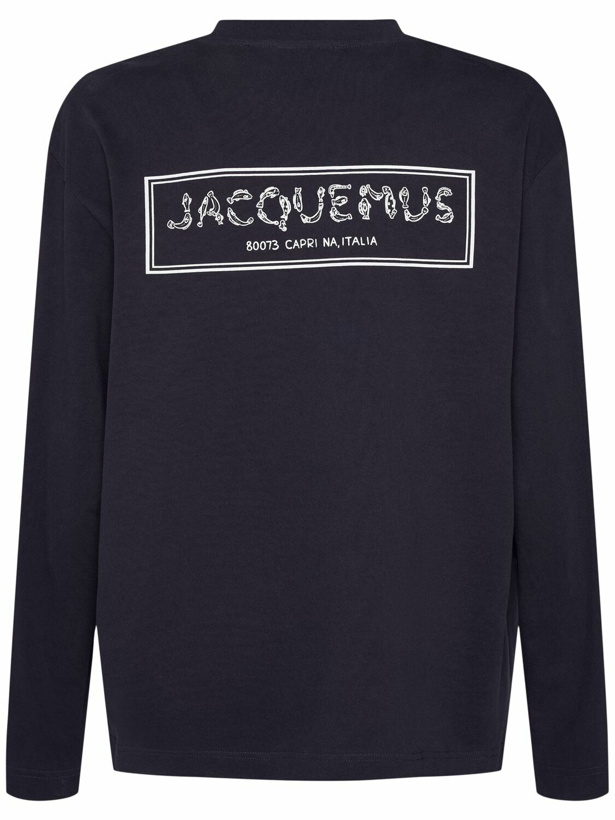 Photo: JACQUEMUS Le T-shirt Merò Cotton Sweatshirt