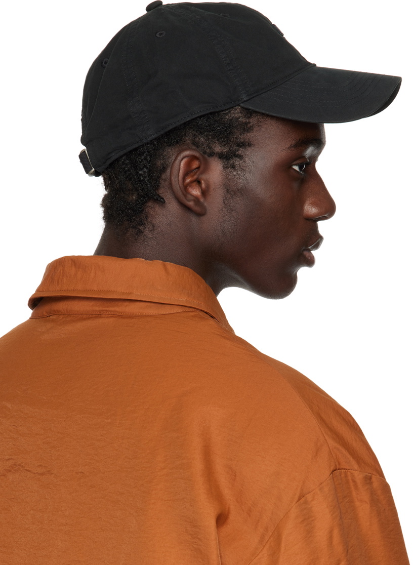 Acne Studios Black Micro Patch Cap Acne Studios