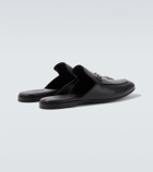 Gucci Jordaan leather mules